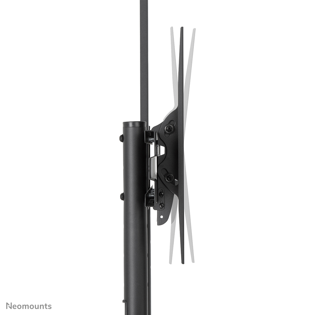 Neomounts FL50-550BL1 Support au sol mobile pour écran 37-70" - étagère multimédia et support caméra inclus